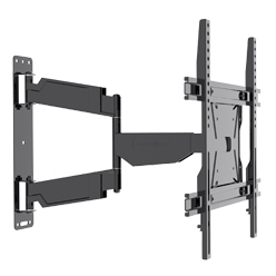 Heavy-duty low-profile full motion TV bracket for Curved TV & Flat Panel TV up to 60 inch