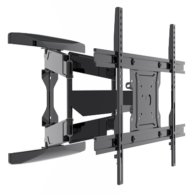 Heavy-duty low-profile full motion TV bracket for Curved TV & Flat Panel TV up to 84 inch